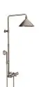 AXOR-HG-AXOR-Showers-Front-Showerpipe-mit-Thermostat-und-Kopfbrause-240-2jet-Brushed-Nickel-26020820 gallery number 1